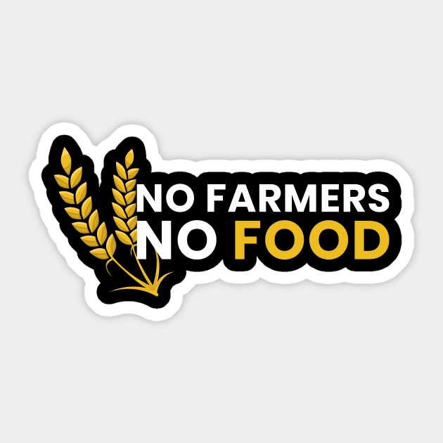 No Farmers No Food Sticker by ezral